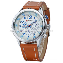 wholesale import watches curren leather luxury watches men